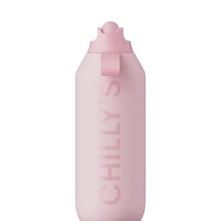 Chilly's Chilly's Series 2 500ml Flip Reusable Water Bottle - Blush Pink