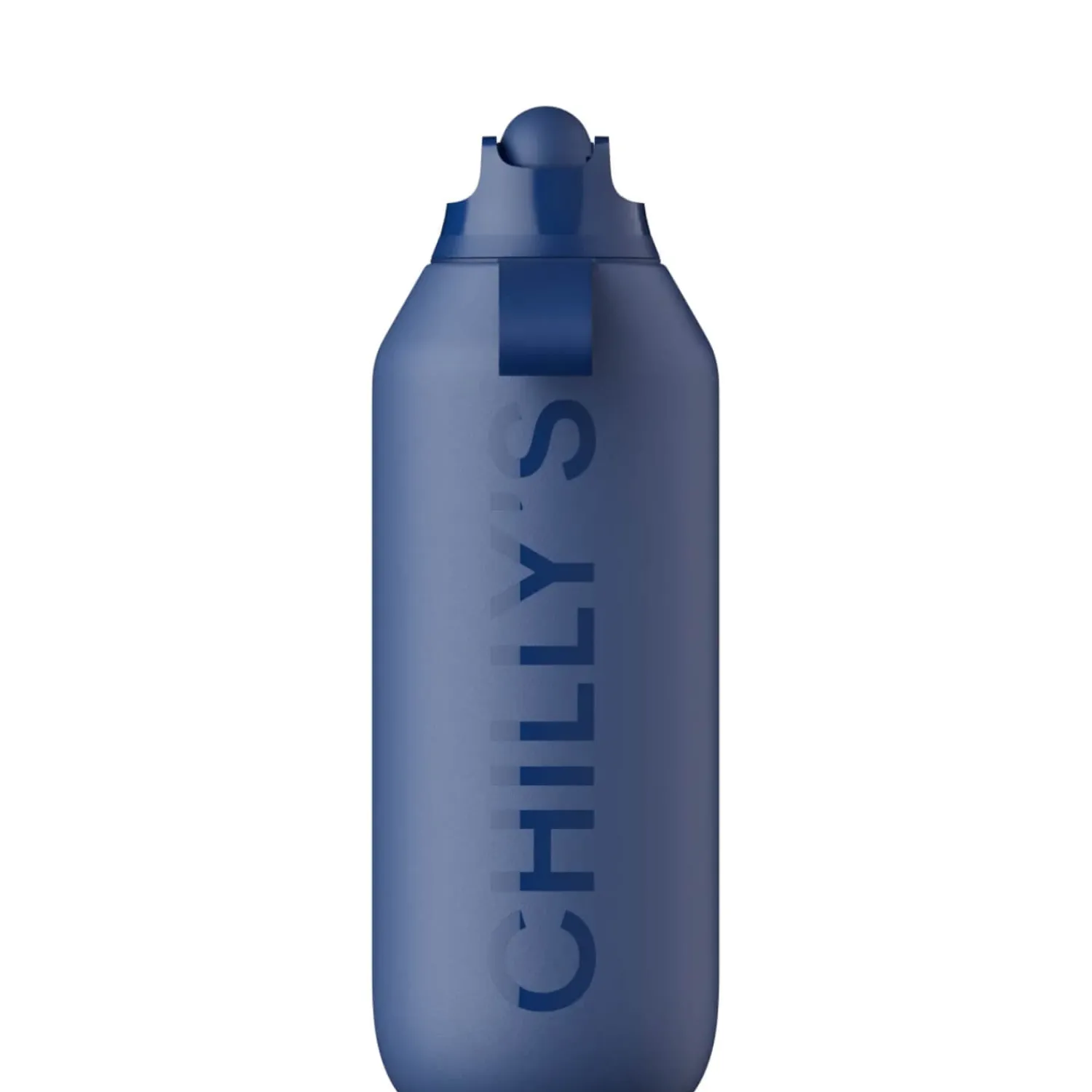 Chilly's Chilly's Series 2 500ml Flip Reusable Water Bottle - Whale Blue