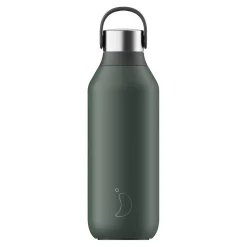 Chilly's Chilly's Series 2 500ml Hydration Reusable Water Bottle & 34cl Coffee Cup Set - Pine Green