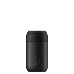 Chilly's Chilly's Series 2 500ml Hydration Reusable Water Bottle & 34cl Coffee Cup Set - Abyss Black