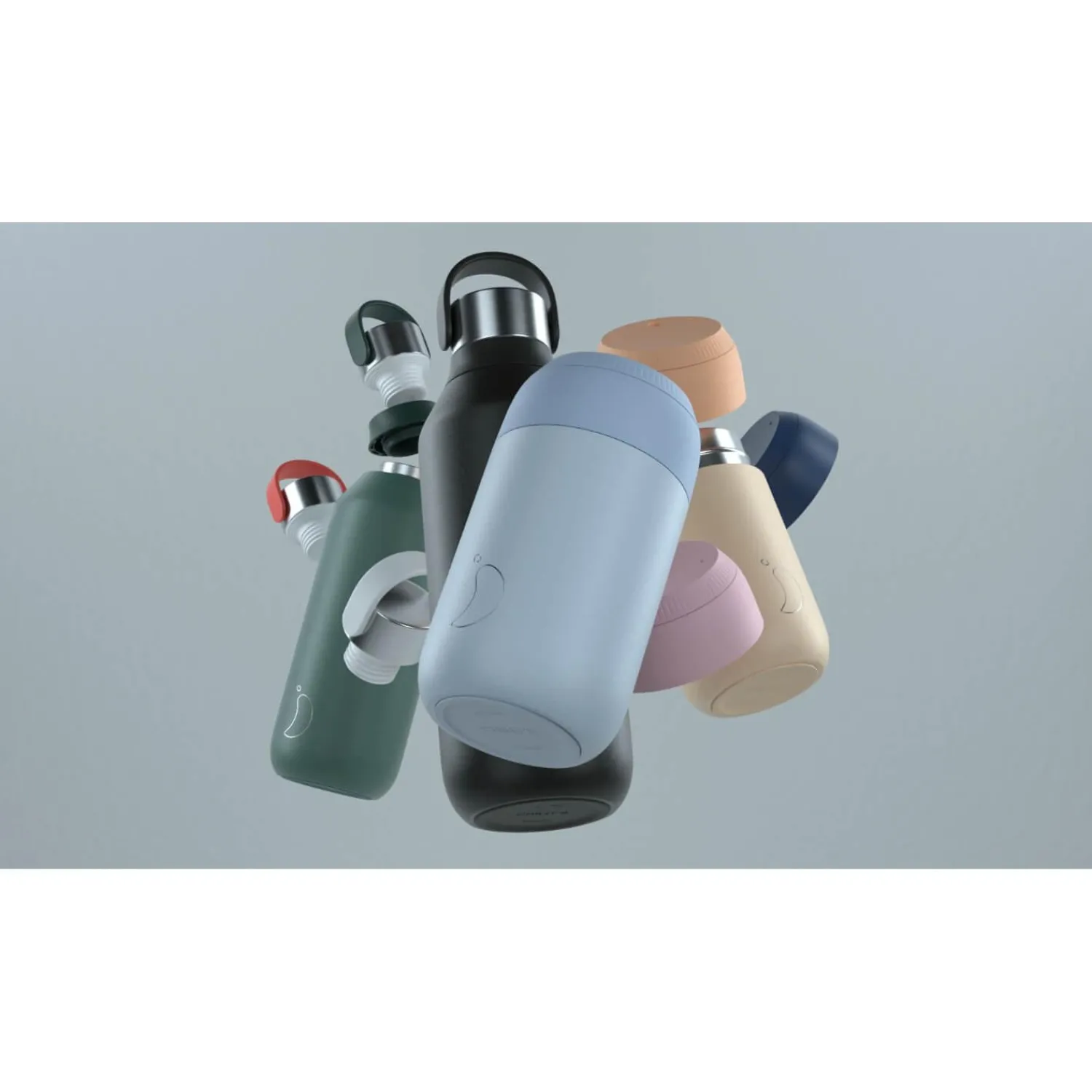 Chilly's Chilly's Series 2 500ml Hydration Reusable Water Bottle & 34cl Coffee Cup Set - Pollen Yellow