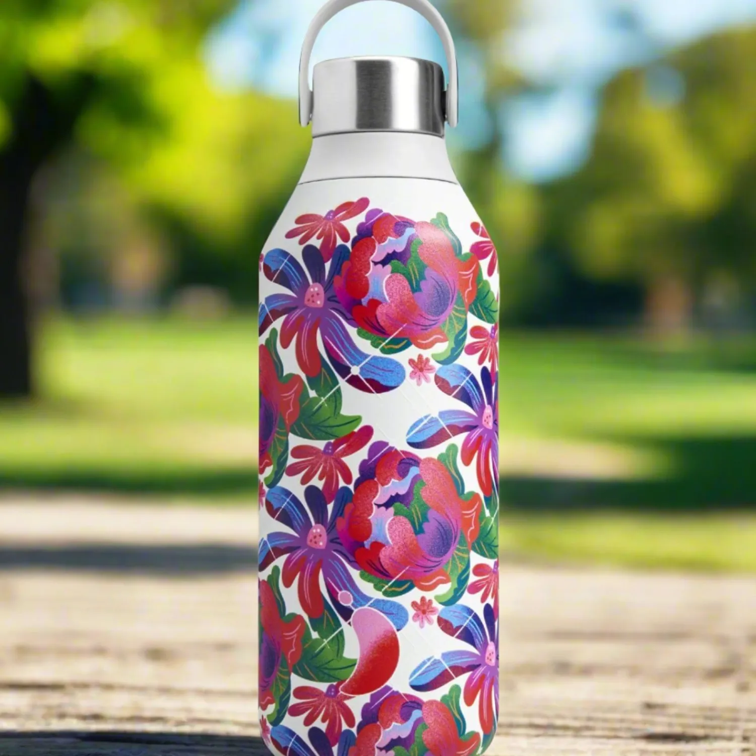 Chilly's Chilly's Series 2 500ml Reusable Water Bottle - Peony Tumble