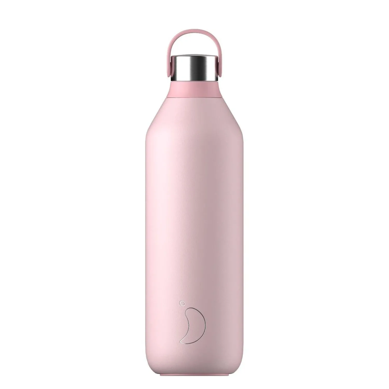 Chilly's Chilly's Series 2 Reusable Water Bottle, Coffee Cup & Cleaning Brush Set - Blush Pink