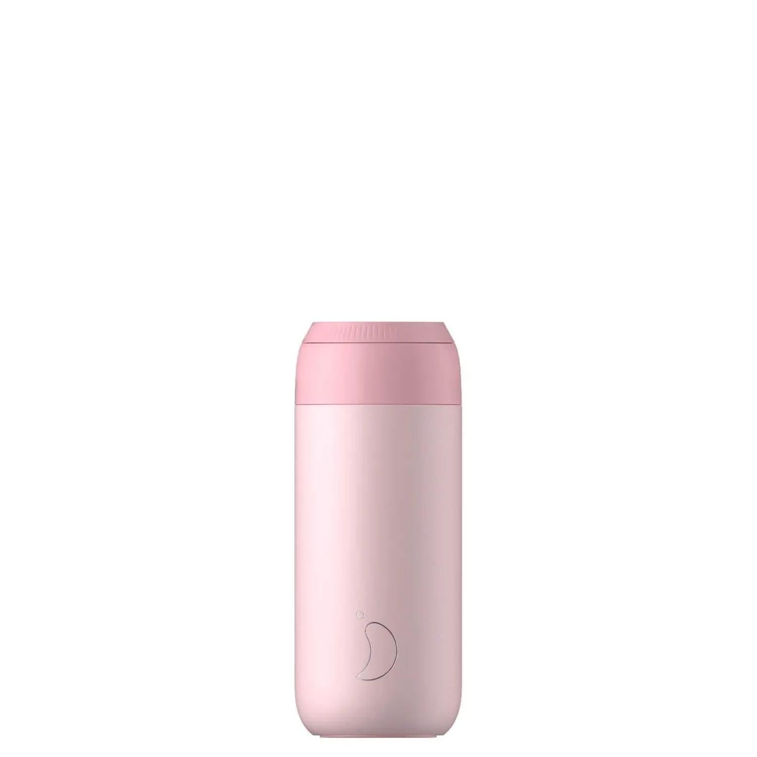 Chilly's Chilly's Series 2 Reusable Water Bottle, Coffee Cup & Cleaning Brush Set - Blush Pink