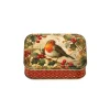 Elite Tins Christmas Small Rectangular Tin - Robin