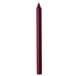 CIDEX Rustic Tapered Candle - Plum