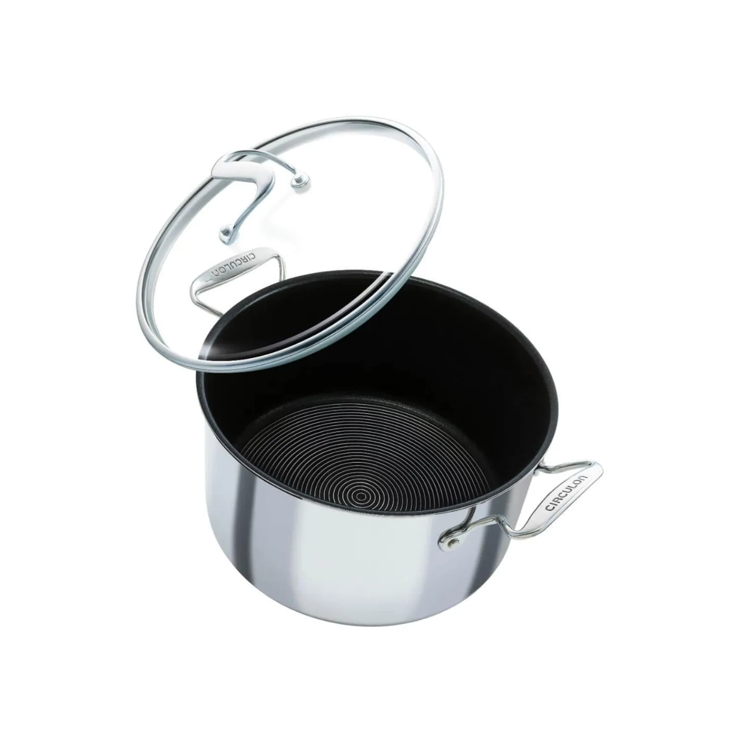 Circulon C Series SteelShield Non Stick 4 Piece Cookware Set - Polished Stainless Steel