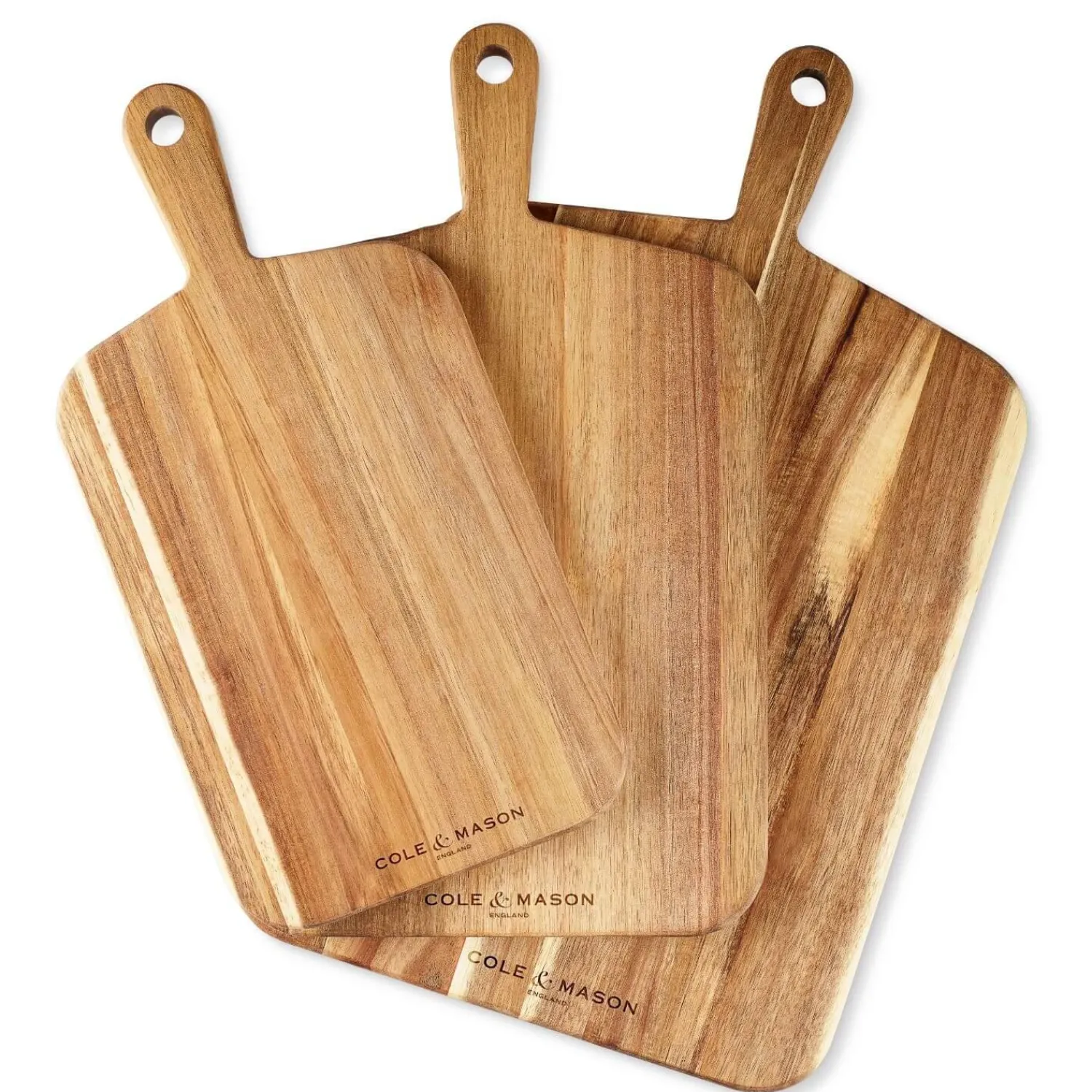 Cole u0026 Mason Cole & Mason Barkway Acacia Medium Chopping Board With Handle