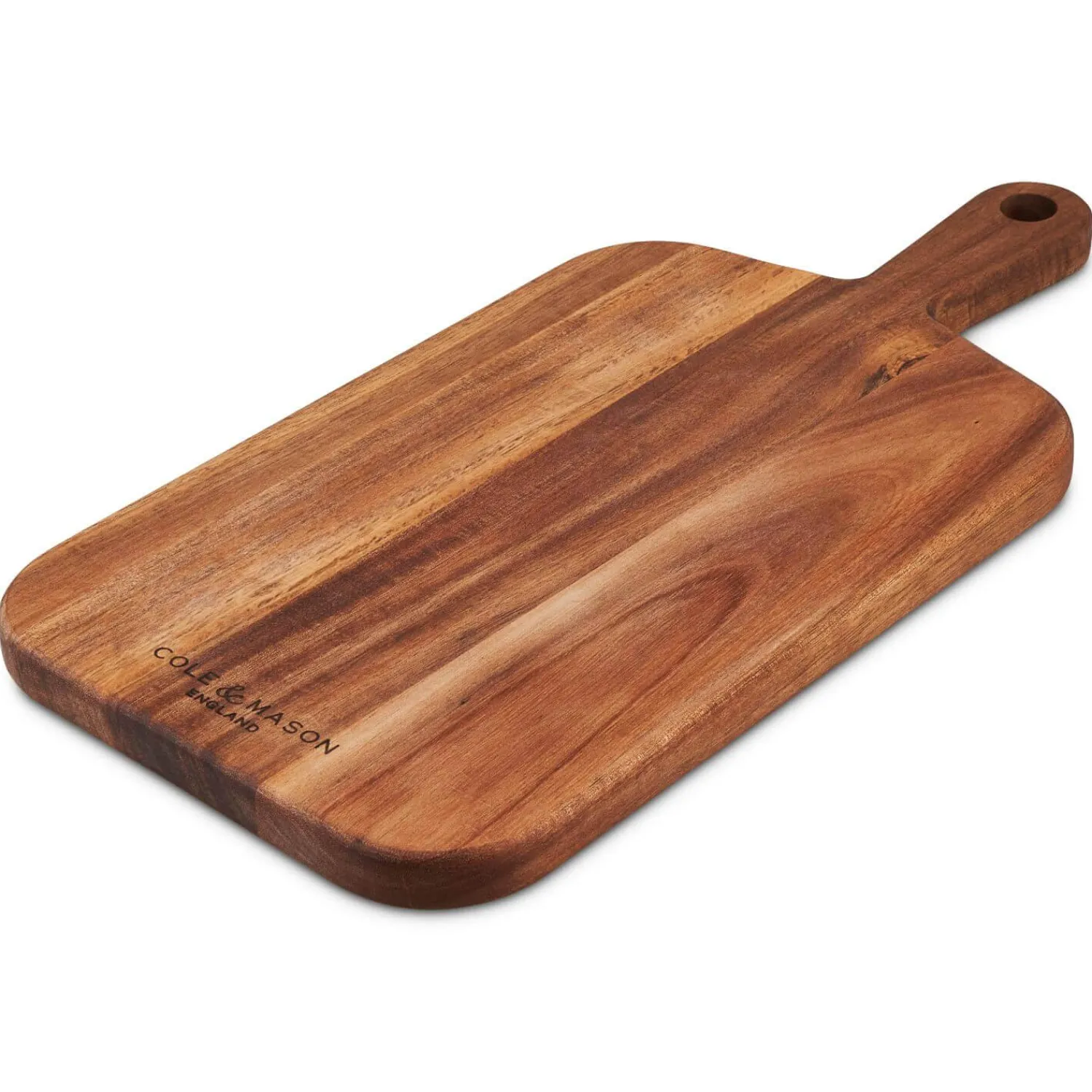 Cole u0026 Mason Cole & Mason Barkway Acacia Small Chopping Board With Handle