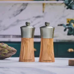 Cole u0026 Mason Cole & Mason Bromley 15cm Olive Wood Salt Mill