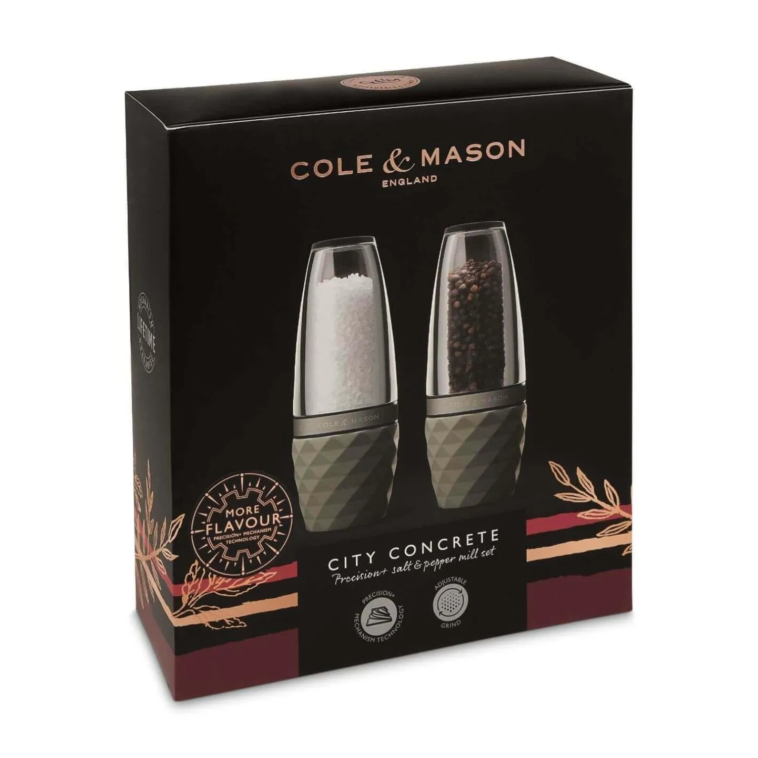 Cole u0026 Mason Cole & Mason City Concrete Salt & Pepper Mill Set