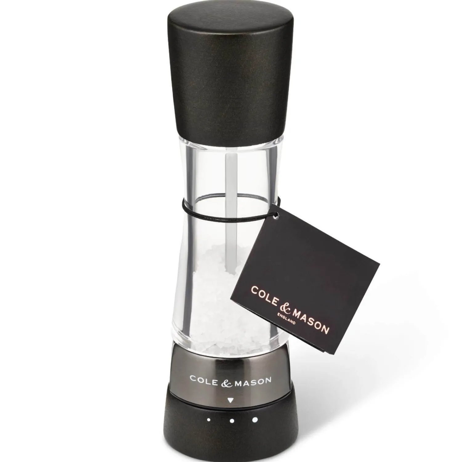 Cole u0026 Mason Cole & Mason Derwent Black Wood 19cm Salt Mill