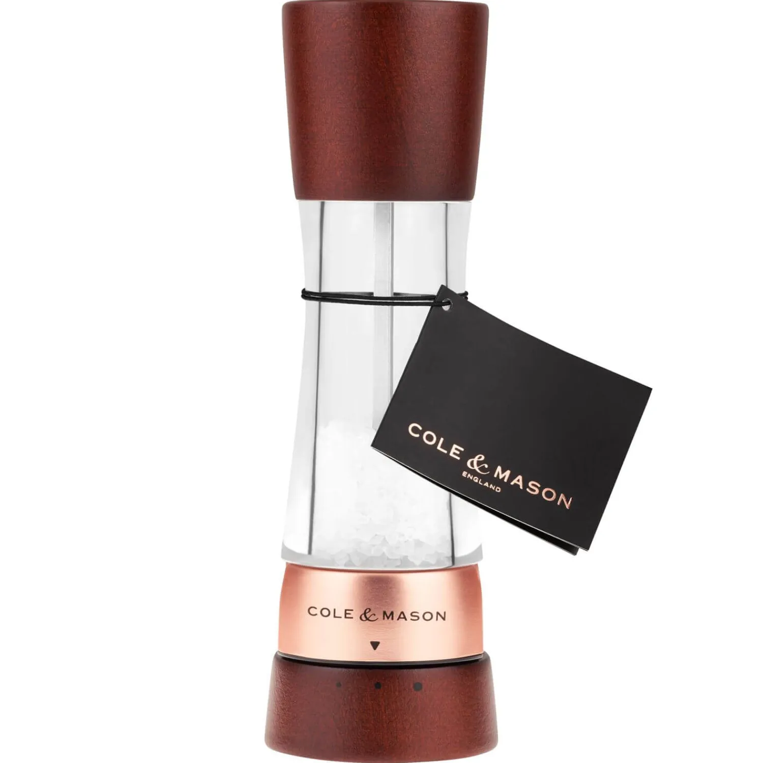 Cole u0026 Mason Cole & Mason Gourmet Precision+ 19cm Derwent Salt Mill - Chestnut