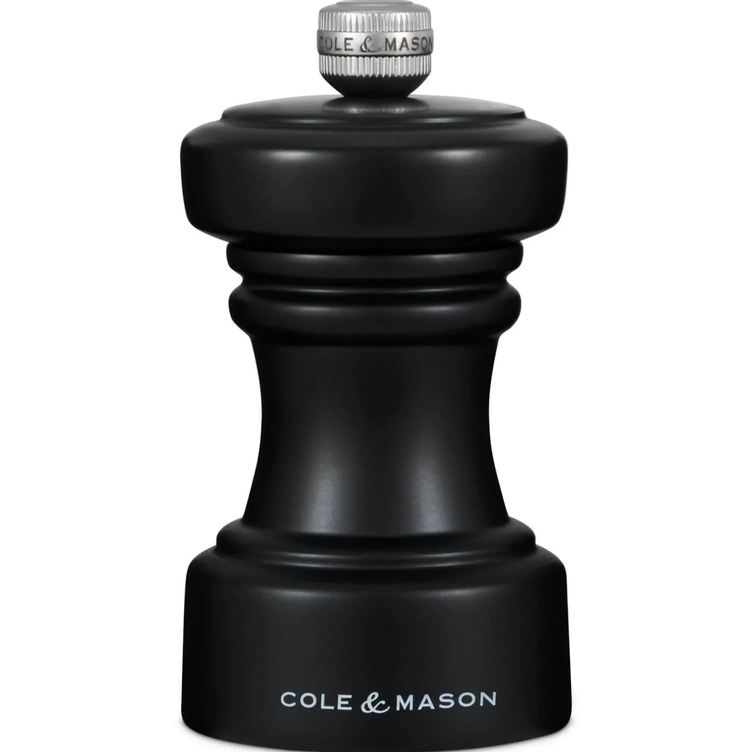 Cole u0026 Mason Cole & Mason Hoxton 10.4cm Beech Wood Salt Mill - Black