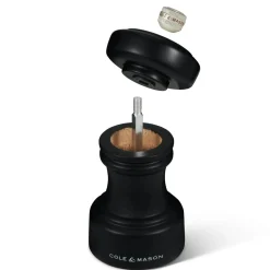 Cole u0026 Mason Cole & Mason Hoxton 10.4cm Beech Wood Pepper Mill - Black