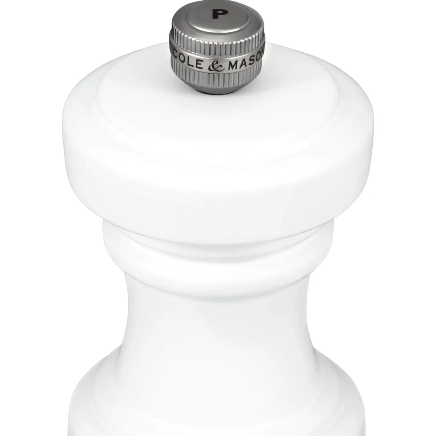 Cole u0026 Mason Cole & Mason Hoxton 10.4cm Beech Wood Pepper Mill - White