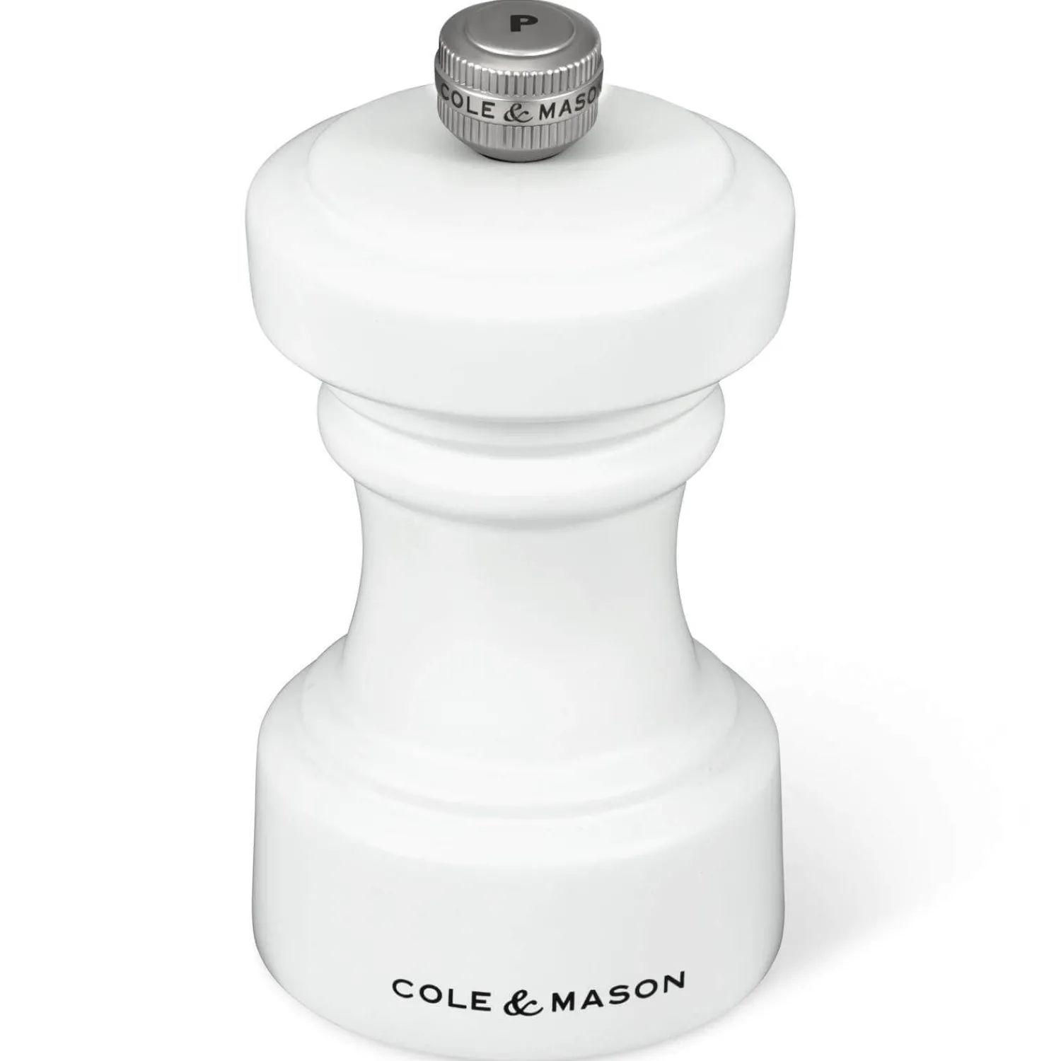 Cole u0026 Mason Cole & Mason Hoxton 10.4cm Beech Wood Pepper Mill - White