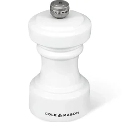 Cole u0026 Mason Cole & Mason Hoxton 10.4cm Beech Wood Salt Mill - White