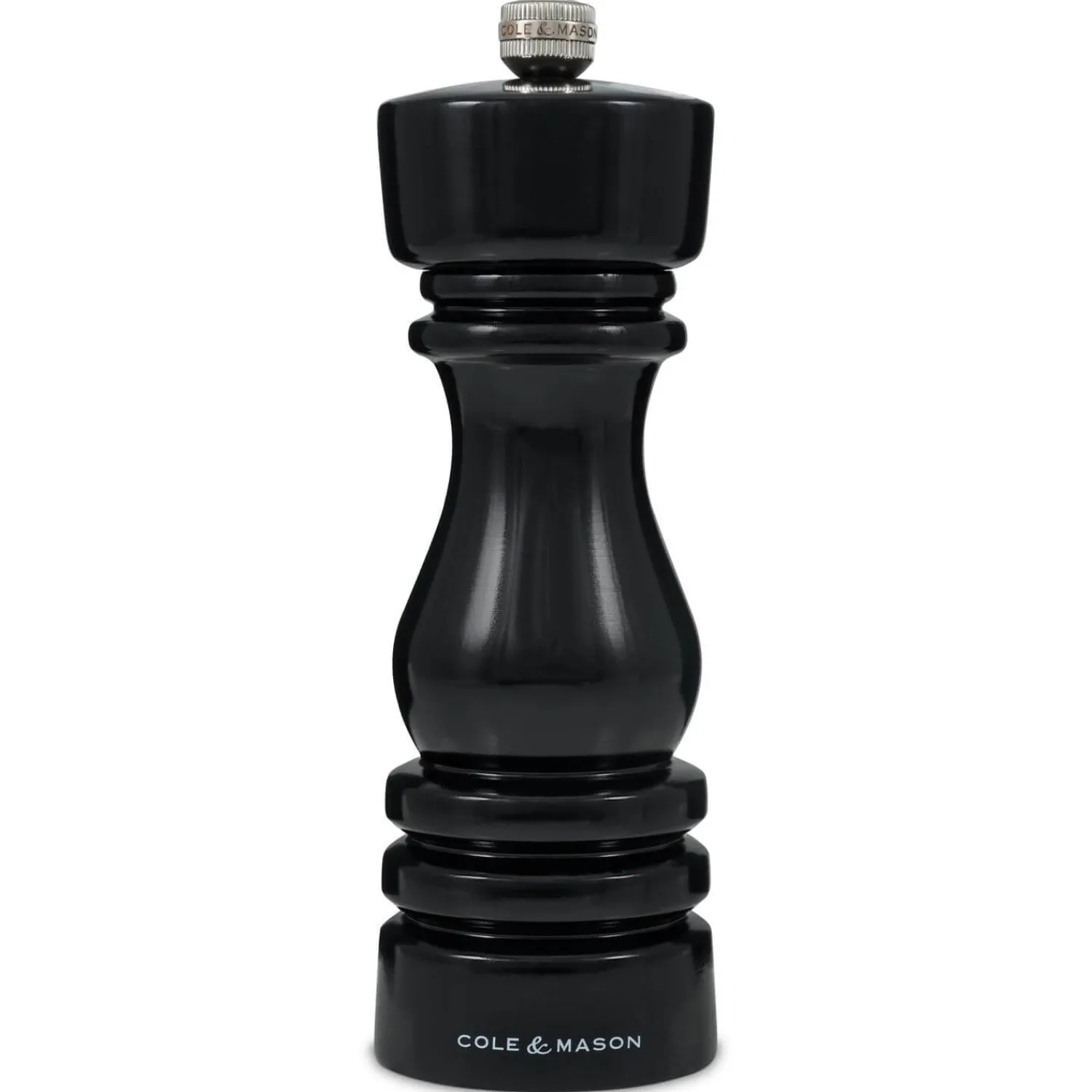 Cole u0026 Mason Cole & Mason London 18cm Beech Wood Pepper Mill - Gloss Black