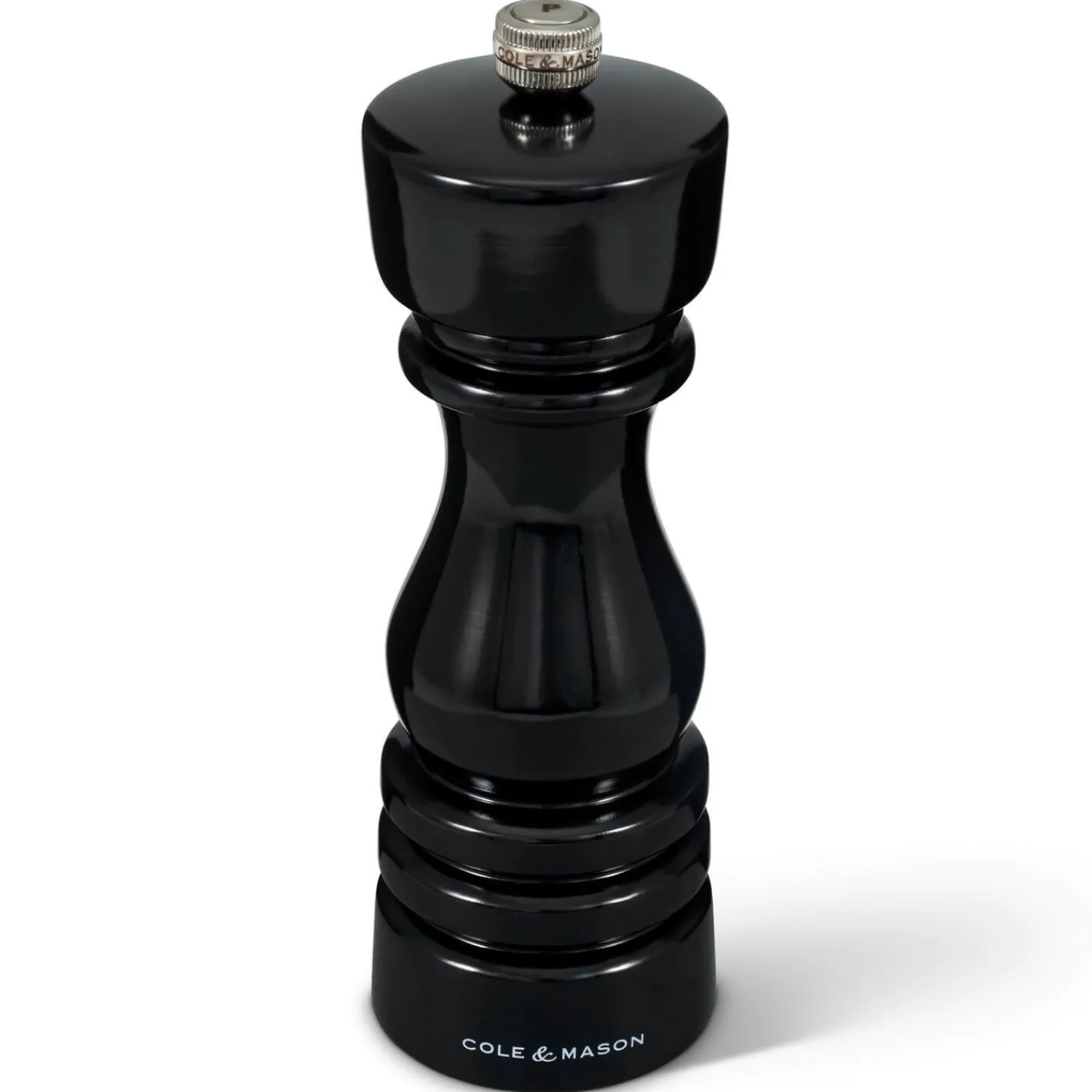 Cole u0026 Mason Cole & Mason London 18cm Beech Wood Pepper Mill - Gloss Black