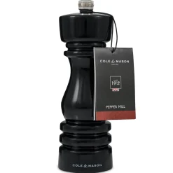 Cole u0026 Mason Cole & Mason London 18cm Beech Wood Pepper Mill - Gloss Black