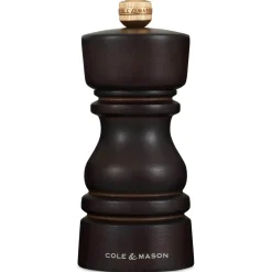 Cole u0026 Mason Cole & Mason London 13cm Beech Wood Salt Mill - Dark Chocolate