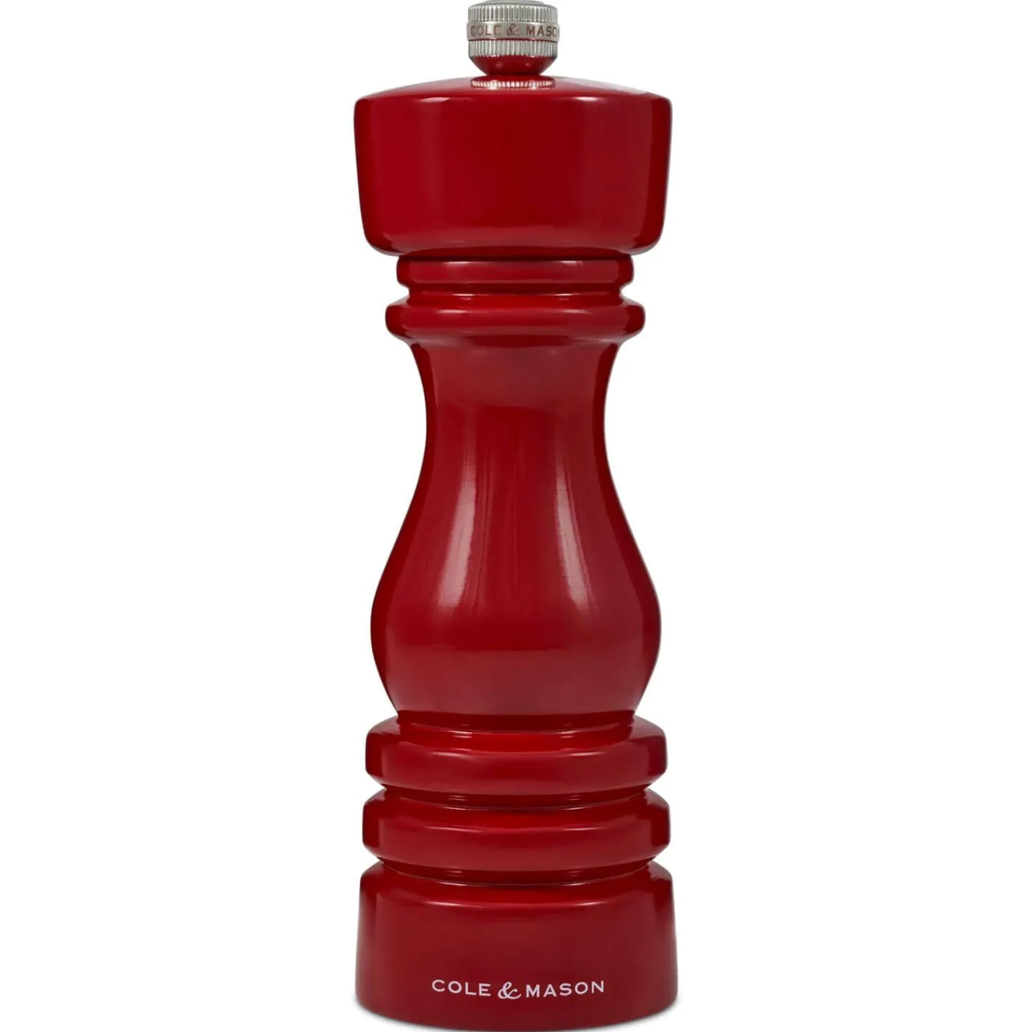 Cole u0026 Mason Cole & Mason London 18cm Beech Wood Pepper Mill - Gloss Red