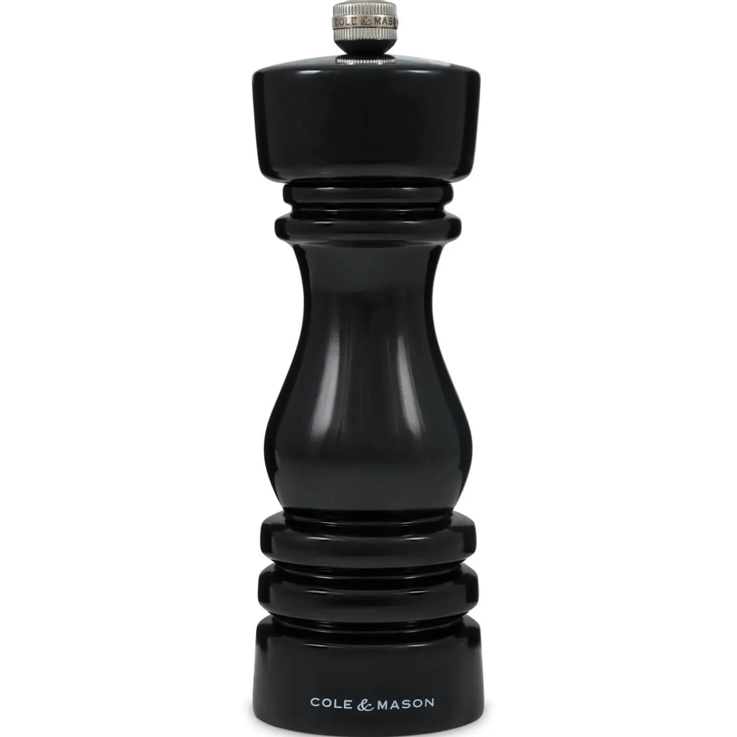 Cole u0026 Mason Cole & Mason London 18cm Beech Wood Salt Mill - Gloss Black