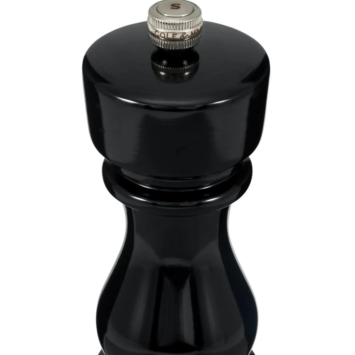 Cole u0026 Mason Cole & Mason London 18cm Beech Wood Salt Mill - Gloss Black