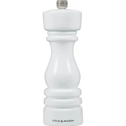 Cole u0026 Mason Cole & Mason London 18cm Beech Wood Pepper Mill - Gloss White