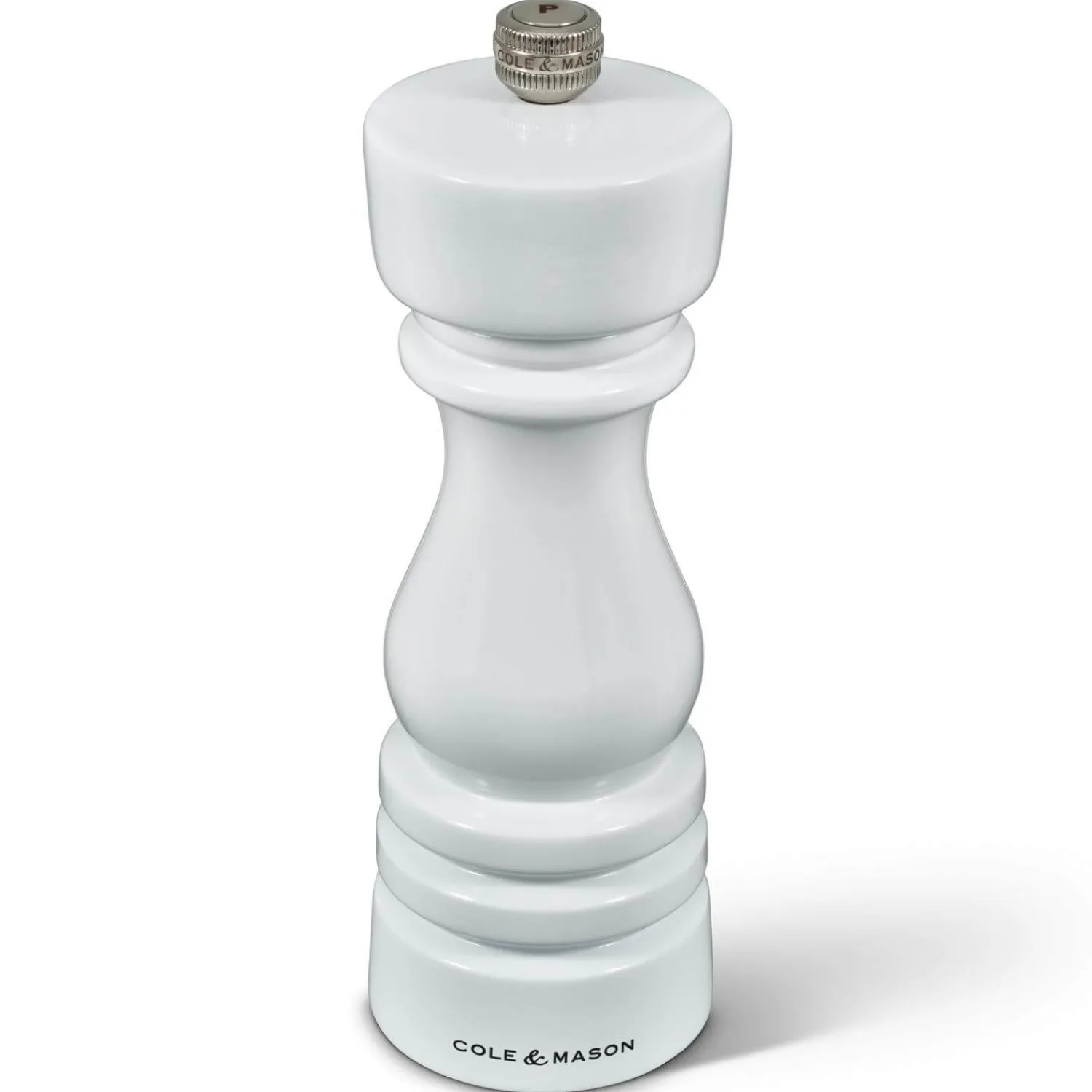 Cole u0026 Mason Cole & Mason London 18cm Beech Wood Pepper Mill - Gloss White