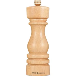 Cole u0026 Mason Cole & Mason London 18cm Beech Wood Salt Mill - Natural Beech