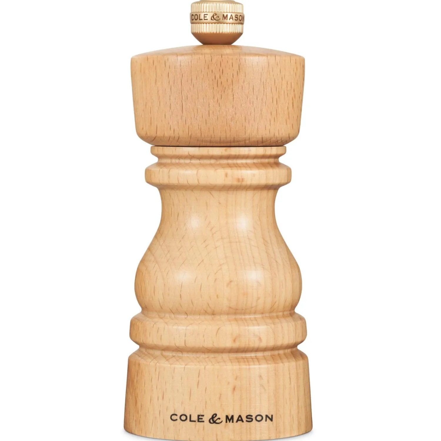 Cole u0026 Mason Cole & Mason London 13cm Beech Wood Pepper Mill - Natural Beech