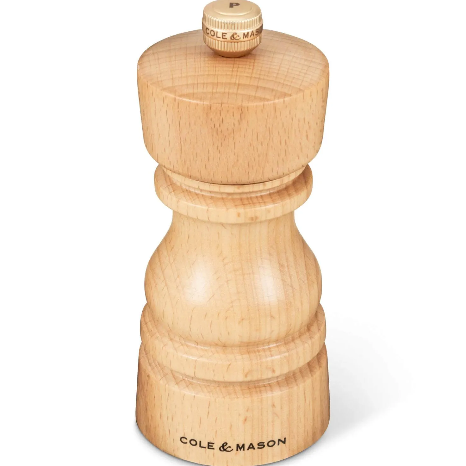 Cole u0026 Mason Cole & Mason London 13cm Beech Wood Pepper Mill - Natural Beech