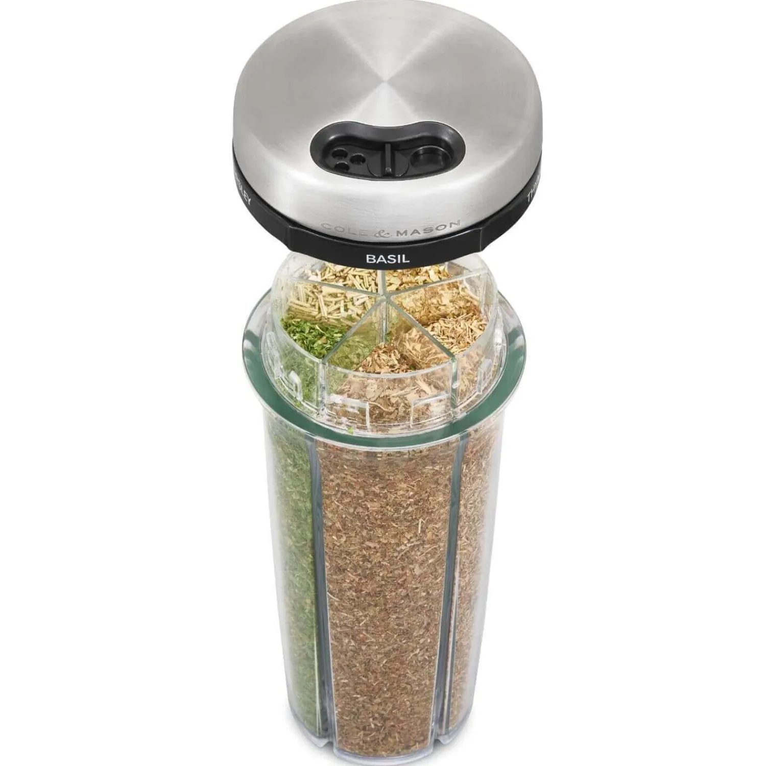 Cole u0026 Mason Cole & Mason Saunderton Herb 20cm Storage Shaker - Filled