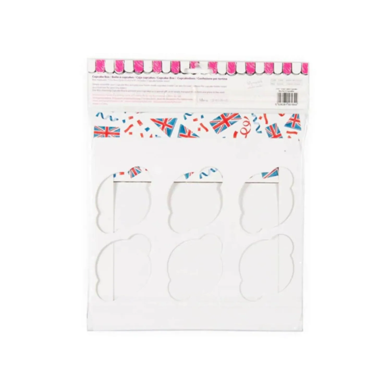 Creative Party 6 Cupcake Box - Union Jack