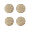 Creative Tops Set Of 4 Premium Round Coasters - Gold Impressions