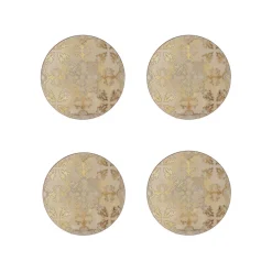 Creative Tops Set Of 4 Premium Round Coasters - Gold Impressions
