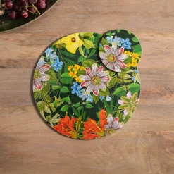 Creative Tops Set Of 4 Round Coasters - Floral