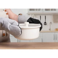 Cuisinart Neoprene Pack of 2 Oven Mitts - Grey