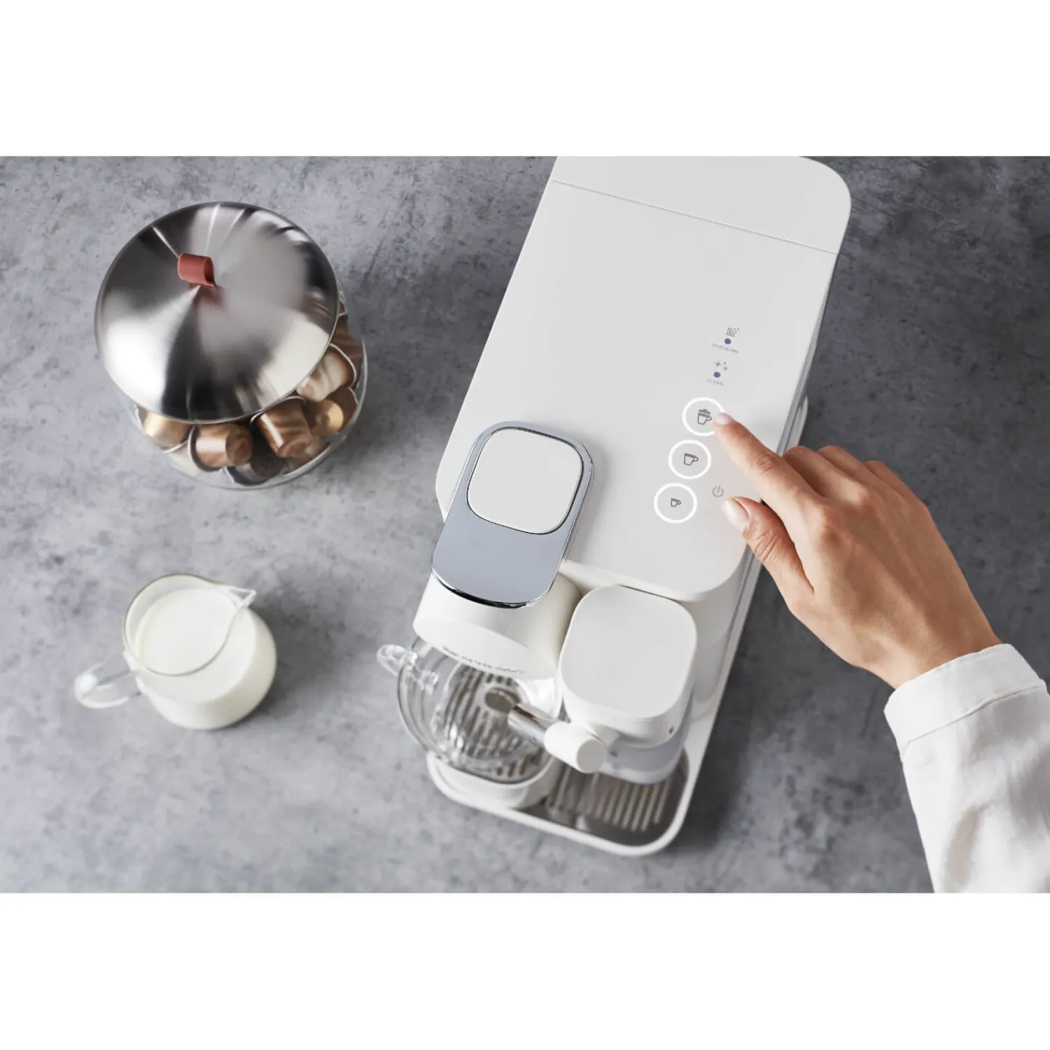 De'Longhi De'Longhi EN510.W Nespresso Lattissima One Capsule Espresso Coffee Machine - White