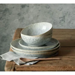 Denby Halo Speckle Coupe Dinner Set - 12 Piece
