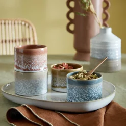 Denby Kiln Accents Small Round Pot - Taupe