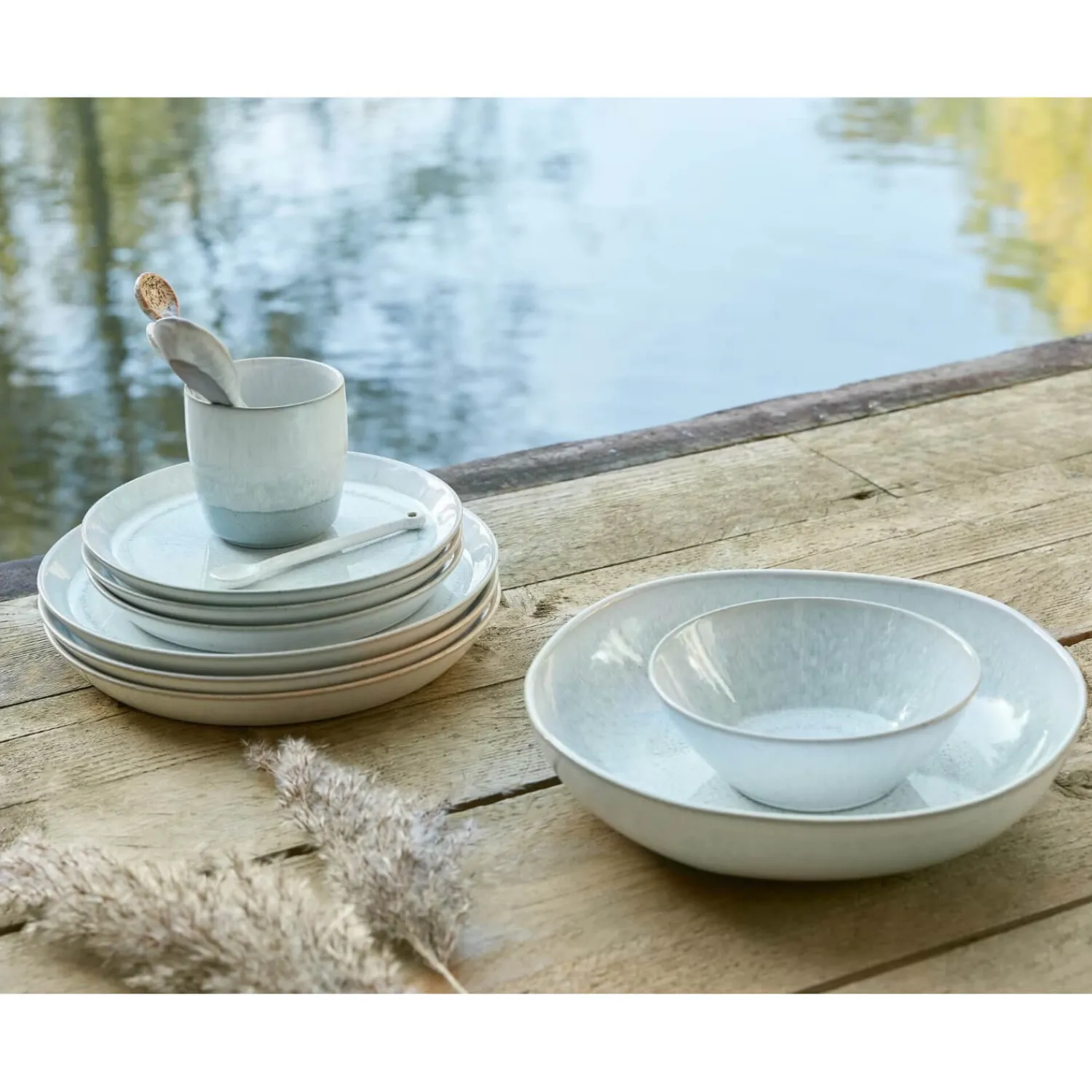 Denby Kiln 16.5cm Cereal Bowl - Green