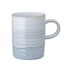 Denby Stoneware Kiln Accents 370ml Ridged Mug - Light Blue