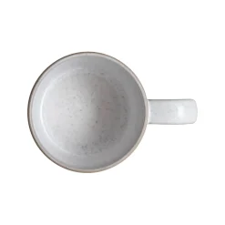 Denby Stoneware Kiln Accents 295ml Small Ridged Mug - Lemon