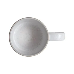 Denby Stoneware Kiln 295ml Small Ridged Mug - Coral