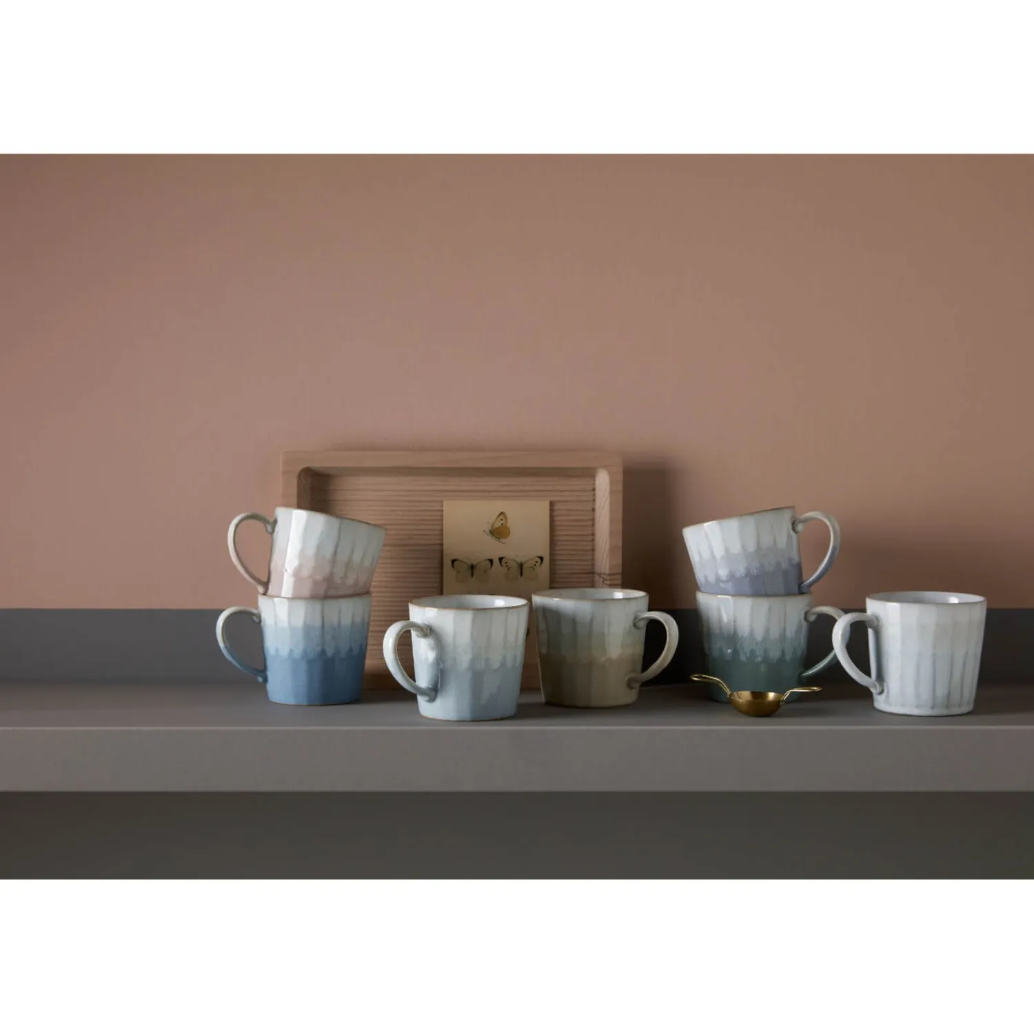 Denby Stoneware 400ml Reactive Mug - Pink