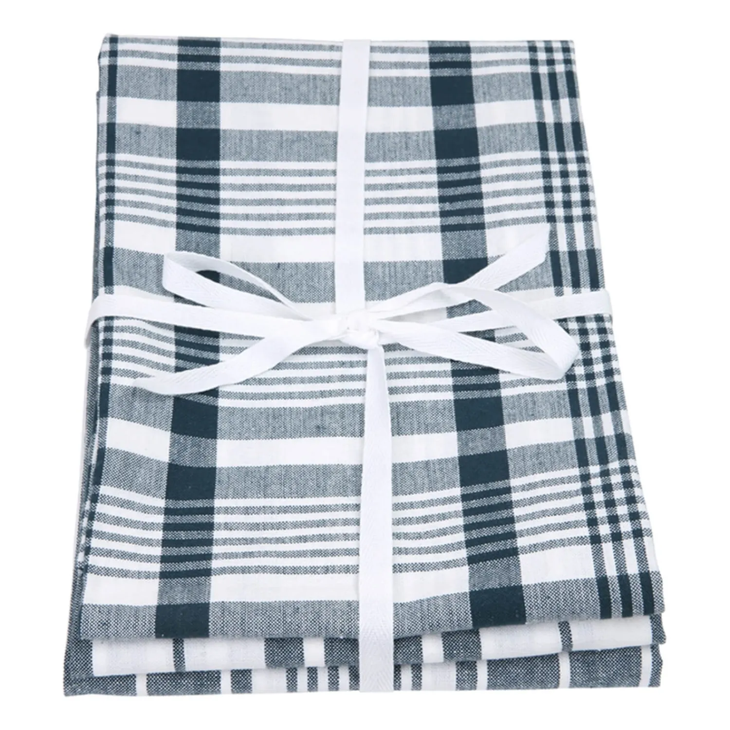 Dexam Love Colour Set of 3 Extra Large Tea Towels - Ink Blue