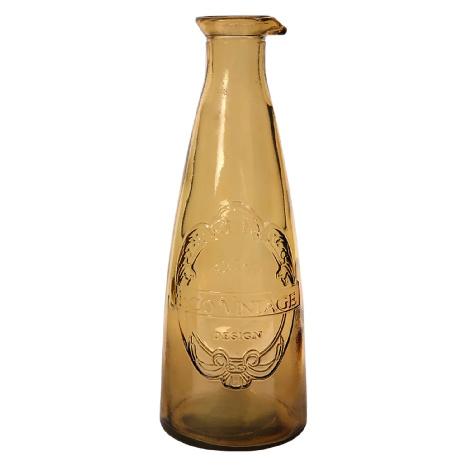 Sintra Dexam 100% Recycled Glass 1 Litre Carafe - Ochre
